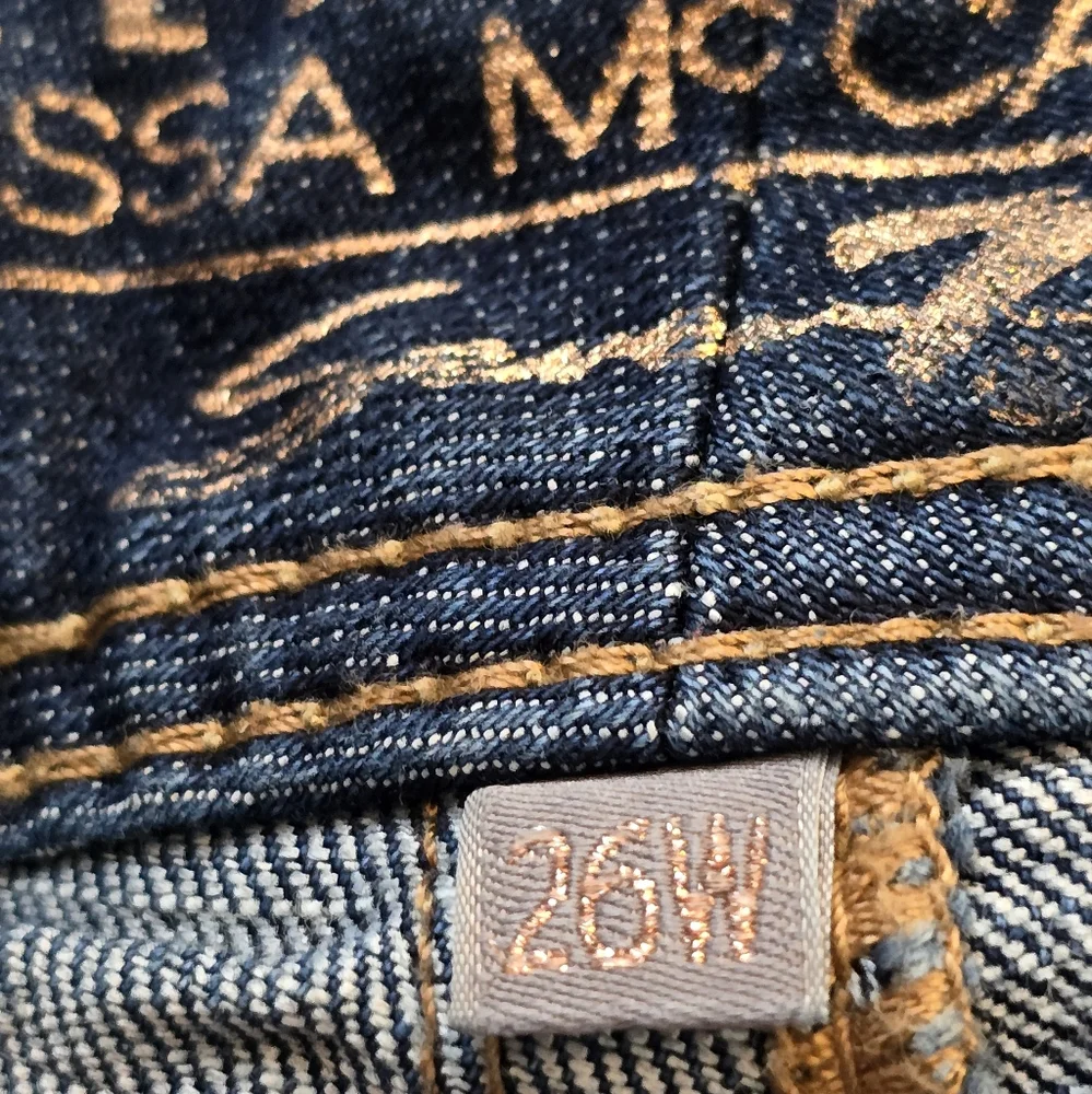 Melissa McCartney Seven7 Bermuda Denim Jean Shorts Plus‎ Size 26